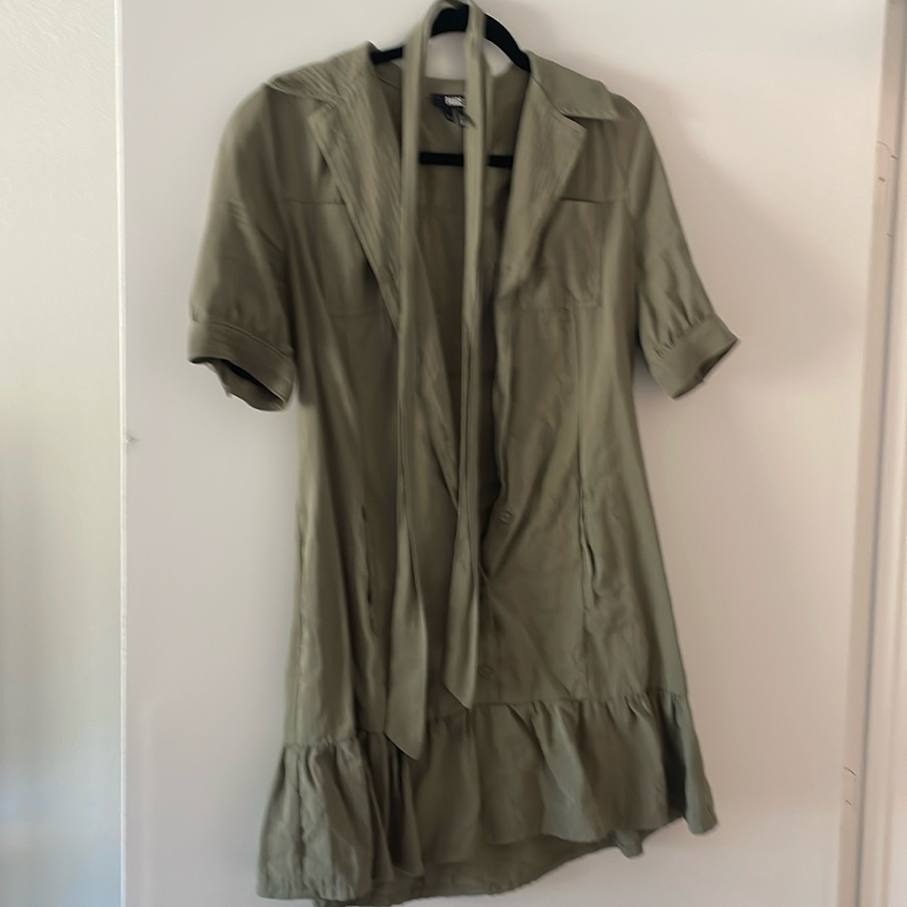Paige army green dress